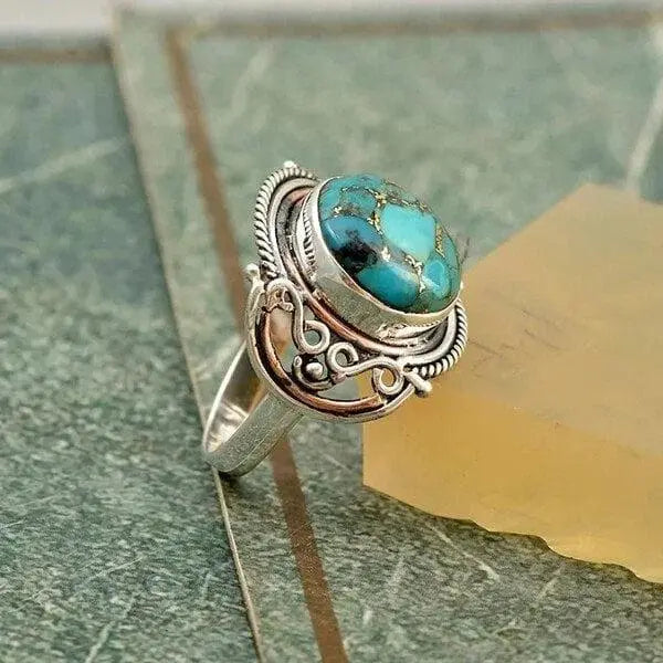 Boho Turquoise Ring