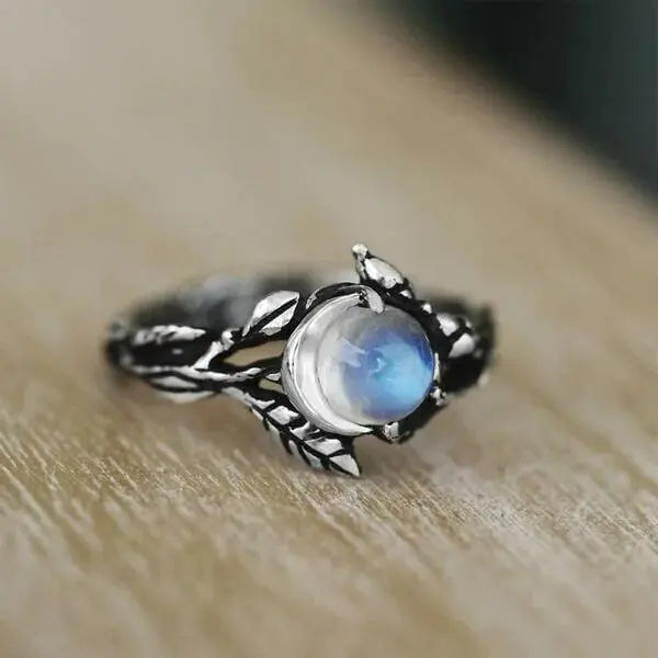 Heavenly Moonstone Ring Unique Joyas