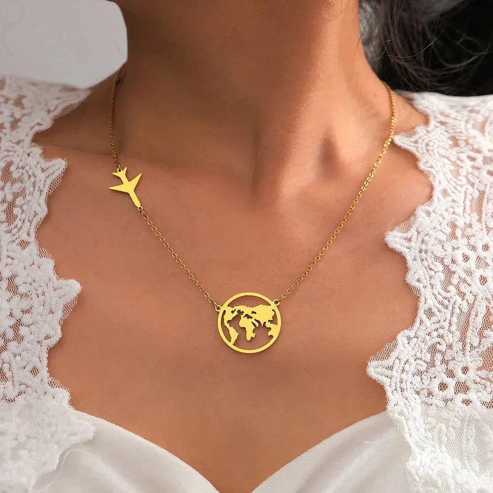 Golden Travel Necklace