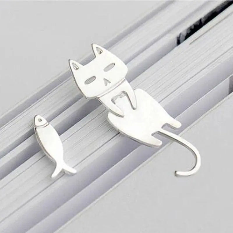 Silver Climbing Kitten Earring Unique Joyas