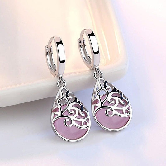 925 Sterling Silver Tree of Life Earrings Unique Joyas