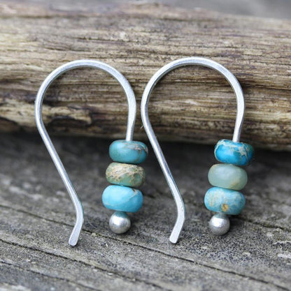 Turquoise Pearl Earrings