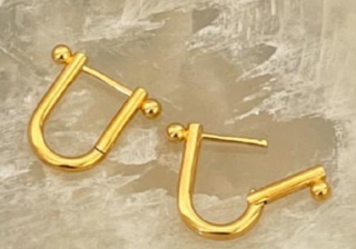 Minimalist Gold Earrings Unique Joyas