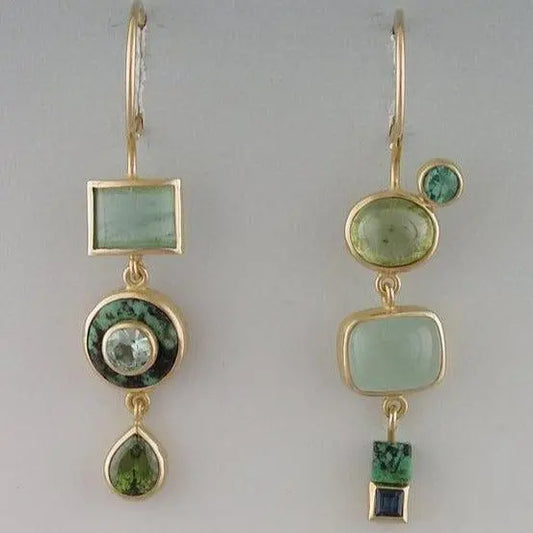 Green Vintage Earrings