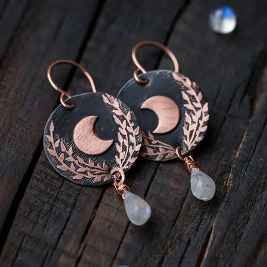 Rose Mond Earrings Unique Joyas