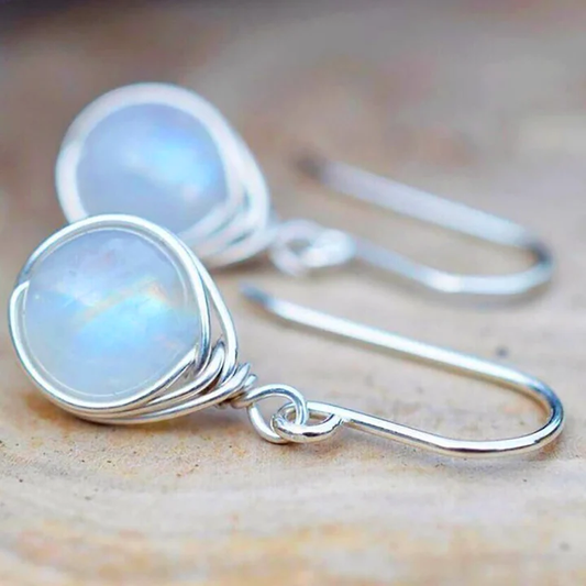 Moonstone Drop Earrings