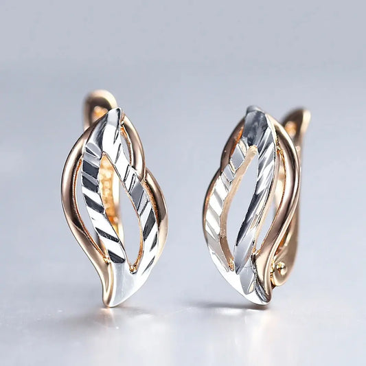 Elegant Elf Earrings in Gold and Silver Unique Joyas