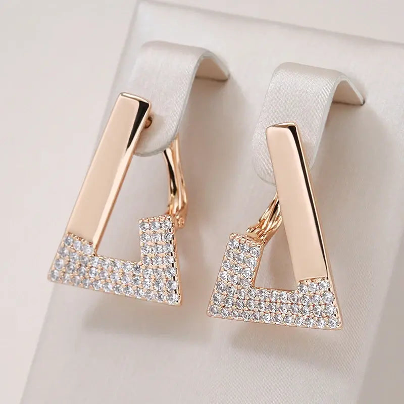 Irregular Gold Earrings Unique Joyas