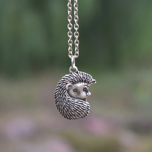 Vintage Hedgehog Necklace