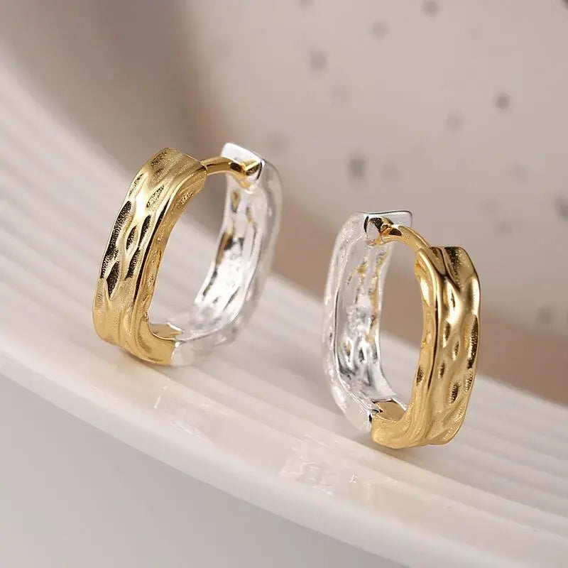 Elegant Earrings in Gold and Silver Unique Joyas