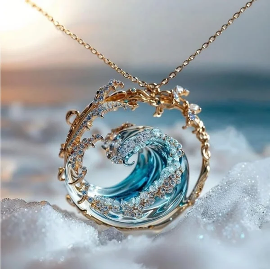 Ocean's oath necklace Claire Jewelry