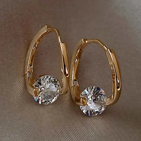 Elegant Crystal Earrings Unique Joyas